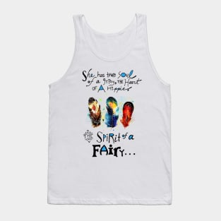 She has the soul of a gypsy the heart of a hippie Tank Top